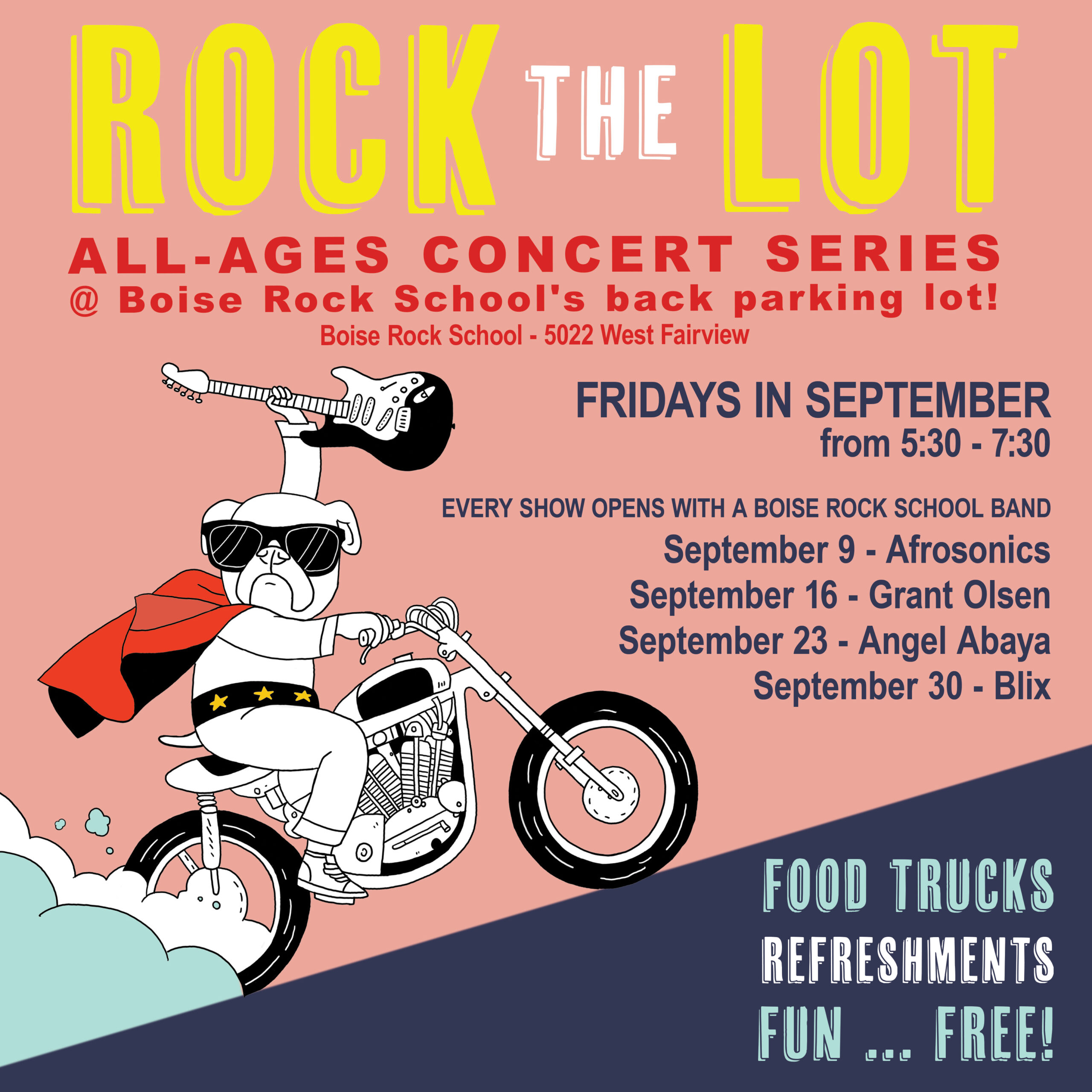 Rock The Lot Insta Post | BoiseRockSchool